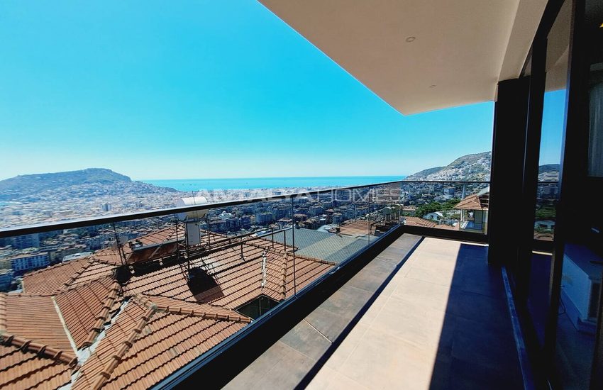 Ready-to-move Sea-view Flats in a Complex with Pool in Alanya 33
