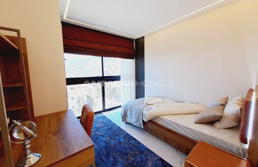 Ready-to-move Sea-view Flats in a Complex with Pool in Alanya 24
