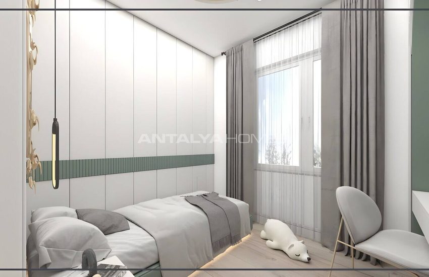 2-sovrum Lägenheter Med Pool Och Parkering I Antalya 30