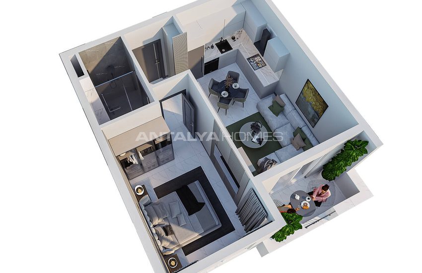 Apartments with Pool and Parking in Alanya Payallar 30