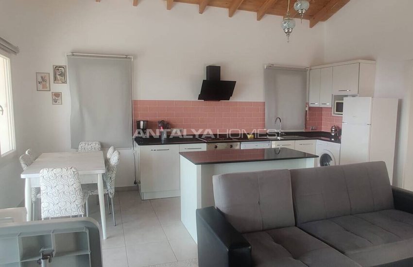 Furnished 2-bedroom Houses with Sea View in Kaş Antalya 15