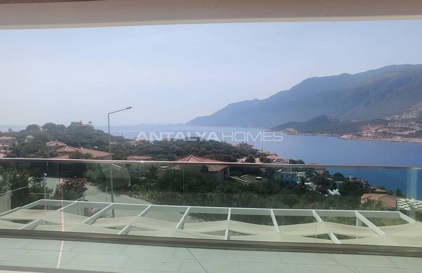Furnished 2-bedroom Houses with Sea View in Kaş Antalya 35