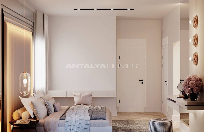4-bedroom Houses with Pool and Garden in Dosemealti 14