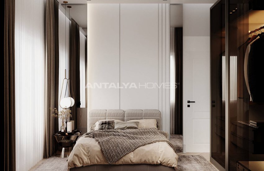 4-bedroom Houses with Pool and Garden in Dosemealti 22
