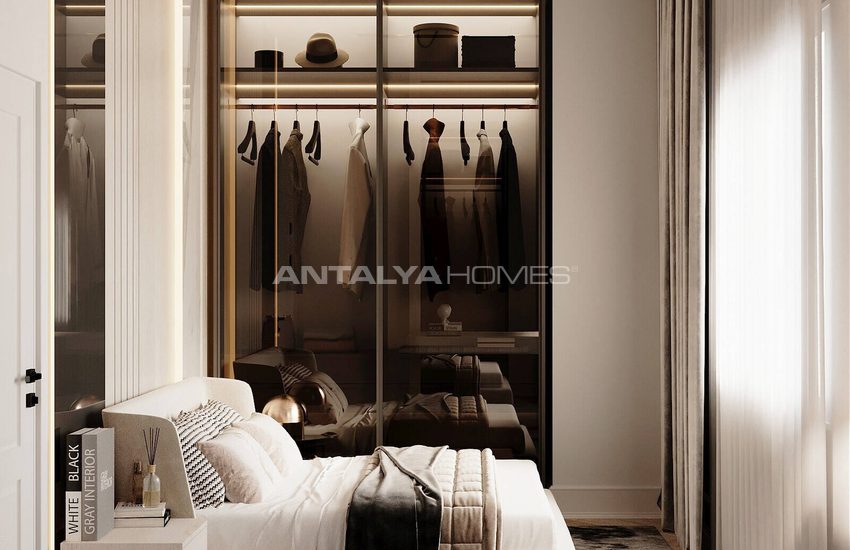 4-bedroom Houses with Pool and Garden in Dosemealti 20