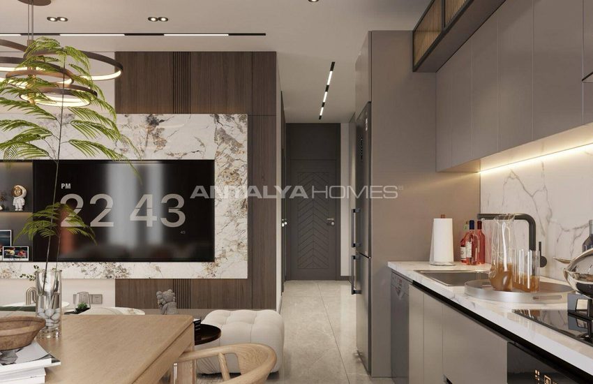 Appartements 2 Chambres Dans Une Résidence Avec Piscine À Antalya 11