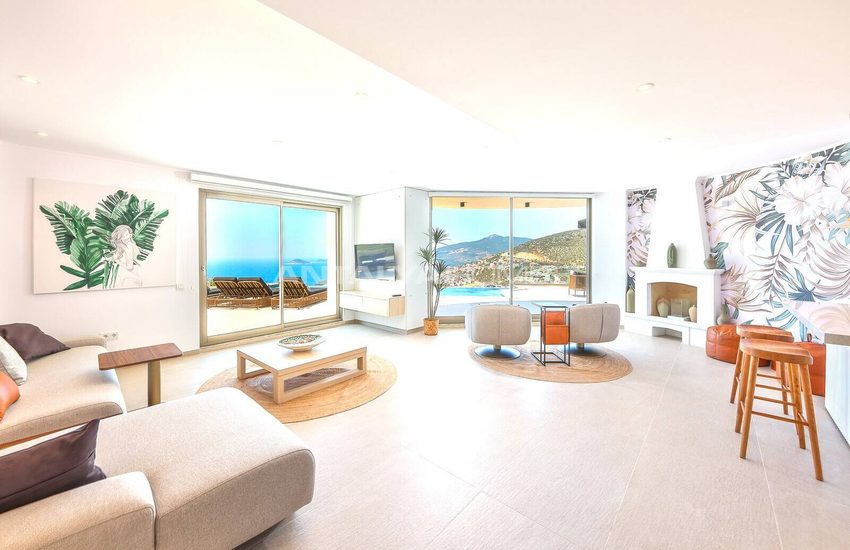 5-schlafzimmer-villa Mit Pool Und Parkplatz In Kalkan, Antalya 29
