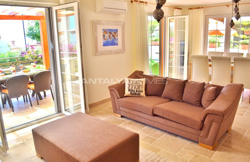 Möblierte 3-zimmer-villa Mit Pool In Kalkan, Antalya 25