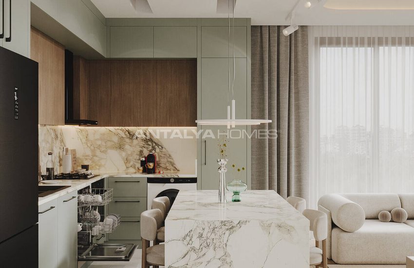 Antalya Kepez'de Havuzlu ve Güvenlikli Sitede Daireler 26