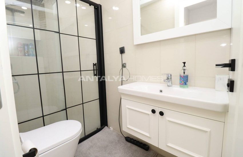 Appartement Met Gemeenschappelijk Zwembad In Lara Antalya 16