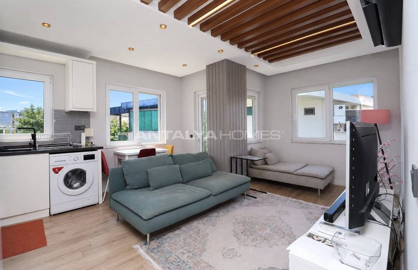 Appartement Met Gemeenschappelijk Zwembad In Lara Antalya 5