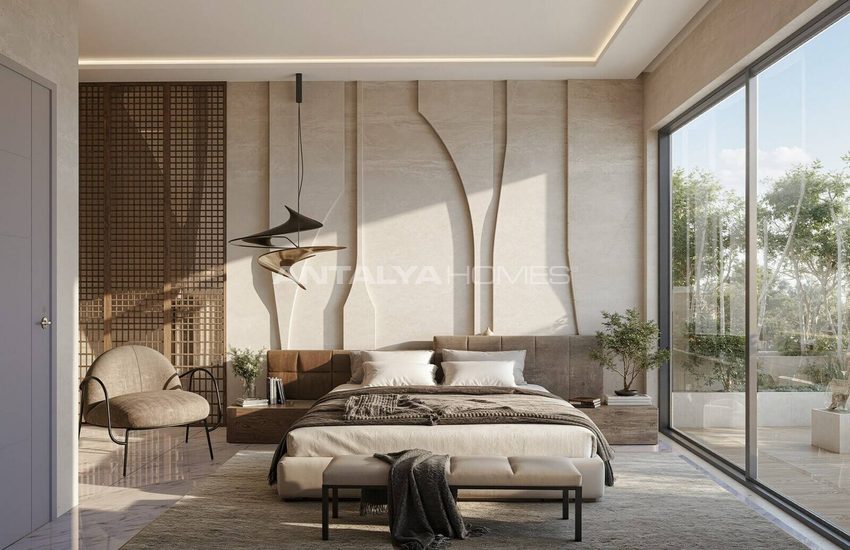 ویلای مستقل ۴ طبقه با منظره دریا در آلانیا 28