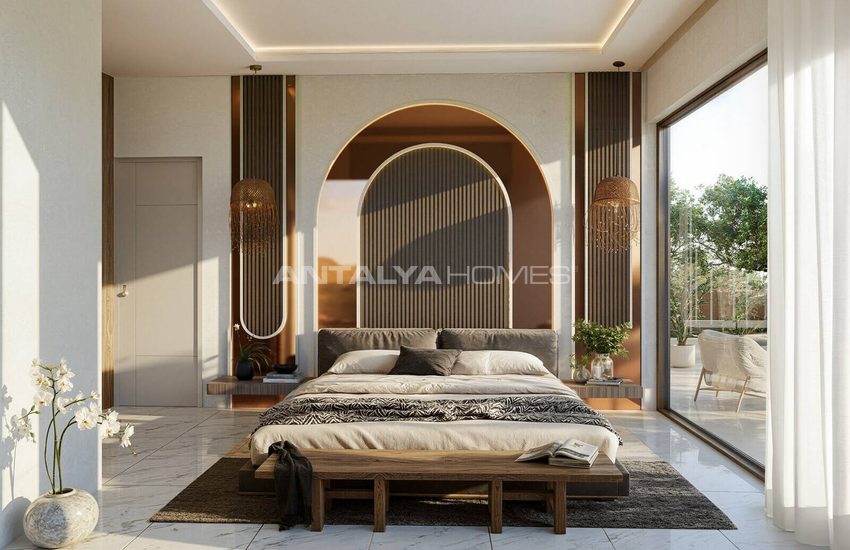 ویلای مستقل ۴ طبقه با منظره دریا در آلانیا 29
