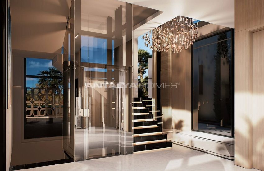 ویلای مستقل ۴ طبقه با منظره دریا در آلانیا 30
