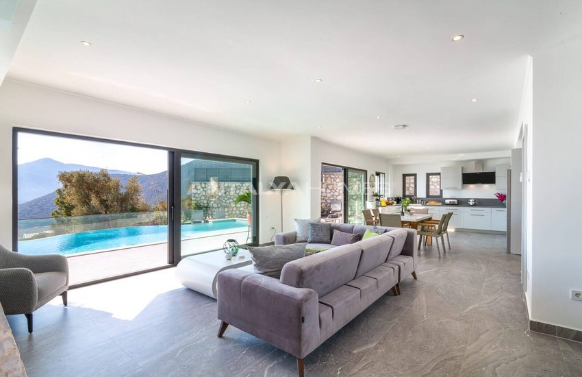 6-sovrum Villa Med Havsutsikt I Antalya Kalkan 14