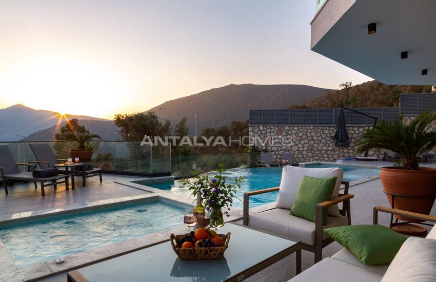 6-sovrum Villa Med Havsutsikt I Antalya Kalkan 47