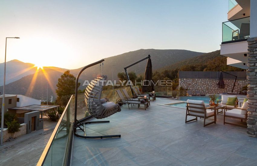 6-sovrum Villa Med Havsutsikt I Antalya Kalkan 48
