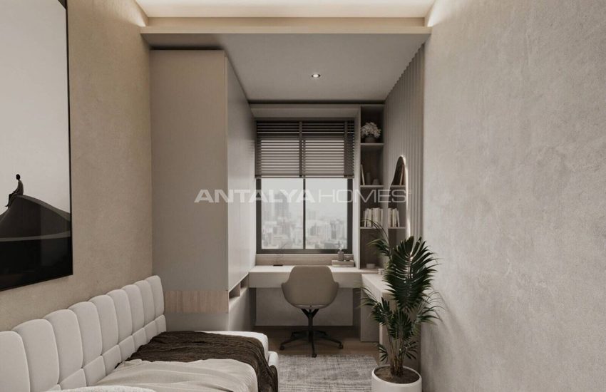 Antalya Kepez'de Havuzlu Site İçinde Şık Tasarımlı Daireler 21