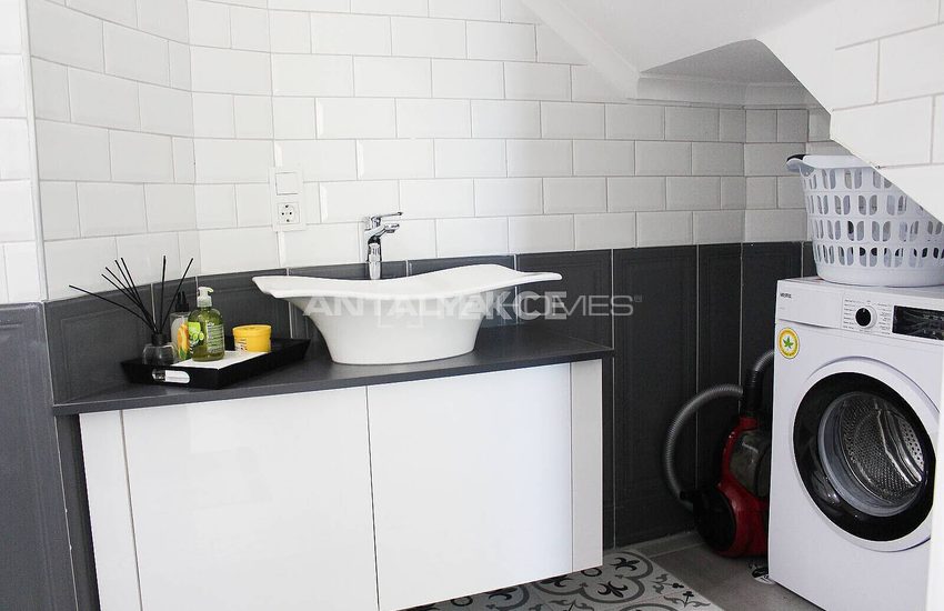 Sea View Semi-detached Villa with Garden in Bodrum Turkbuku 24