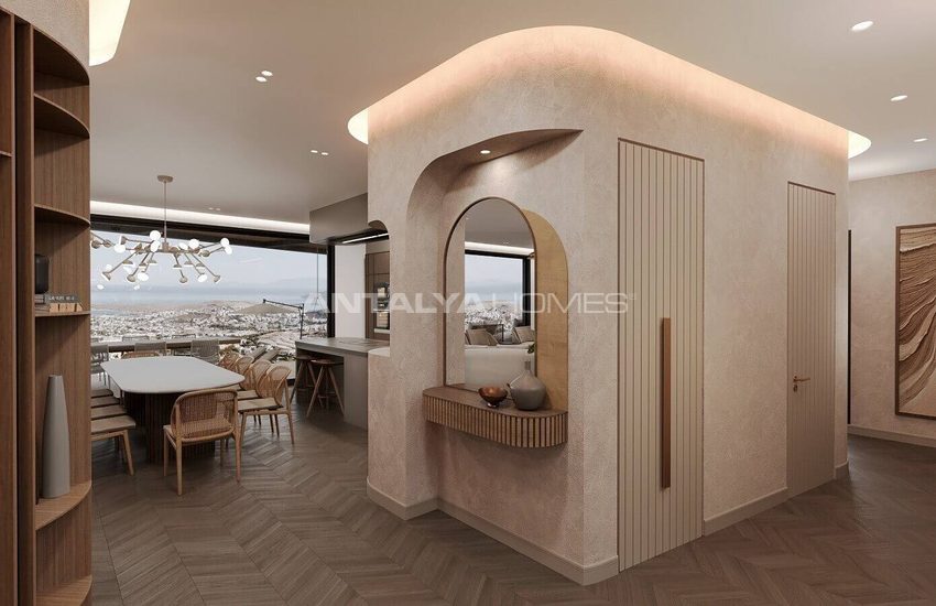 Detached Villas with Unobstructed Sea Views in Bodrum 15