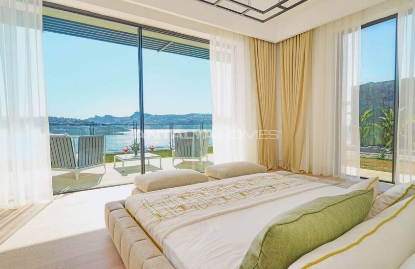 Panoramic Sea View Villas in Complex with Private Beach in Bodrum 6