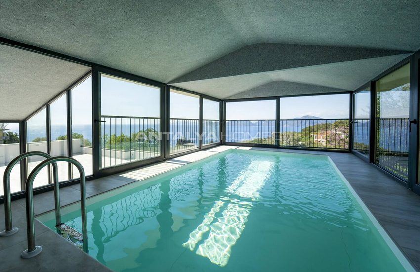 Fethiye Faralya’da Açık ve Kapalı Havuzlu Müstakil Villa 51