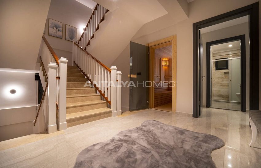 Fethiye Faralya’da Açık ve Kapalı Havuzlu Müstakil Villa 26
