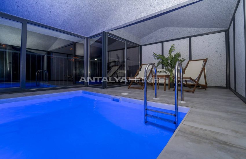 Fethiye Faralya’da Açık ve Kapalı Havuzlu Müstakil Villa 50