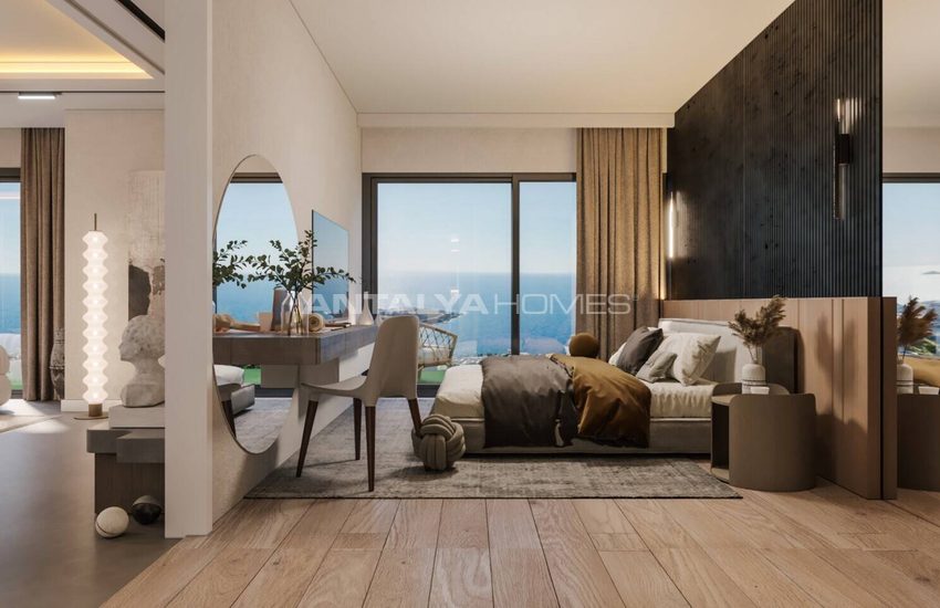 Detached Houses with Panoramic Sea Views in Bodrum Turkey 20