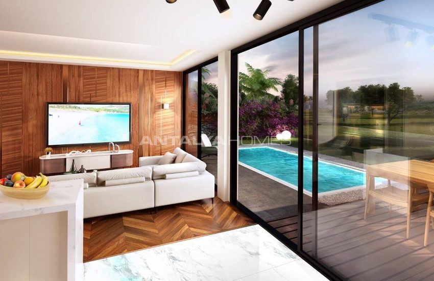 Detached Villas with Private Beach in Mugla Bogazici 14