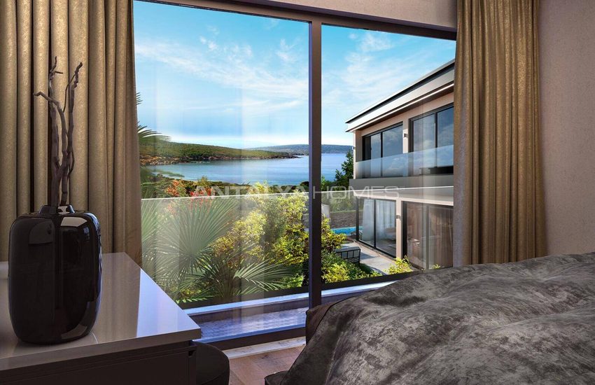Detached Villas with Private Beach in Mugla Bogazici 15