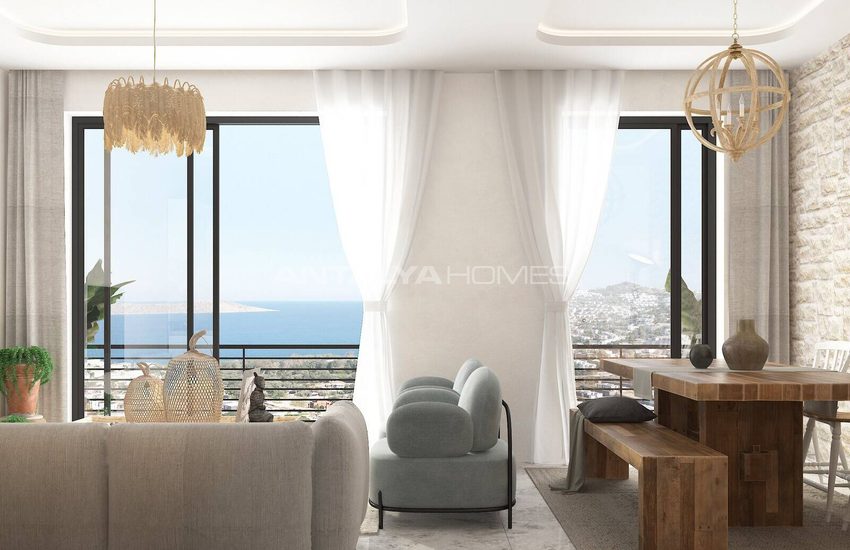 Wohnungen In Einem Neuen Projekt Mit Privaten Pools In Bodrum Mugla 16
