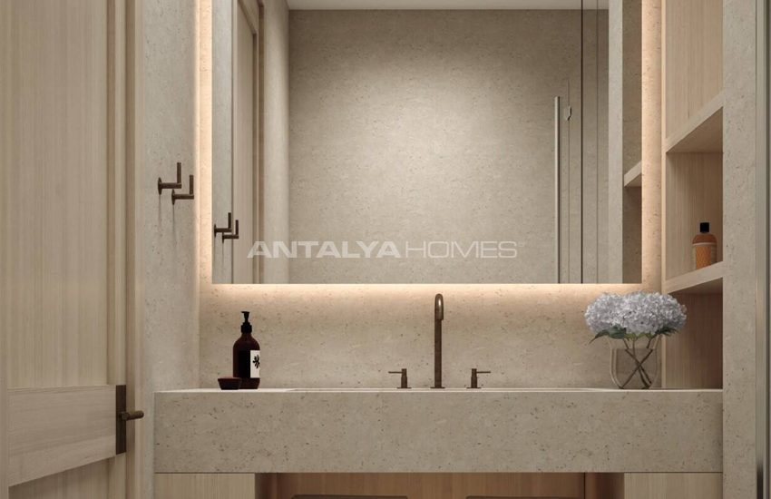 Sea View Properties in a Complex with Pool in Bodrum Gundogan 12
