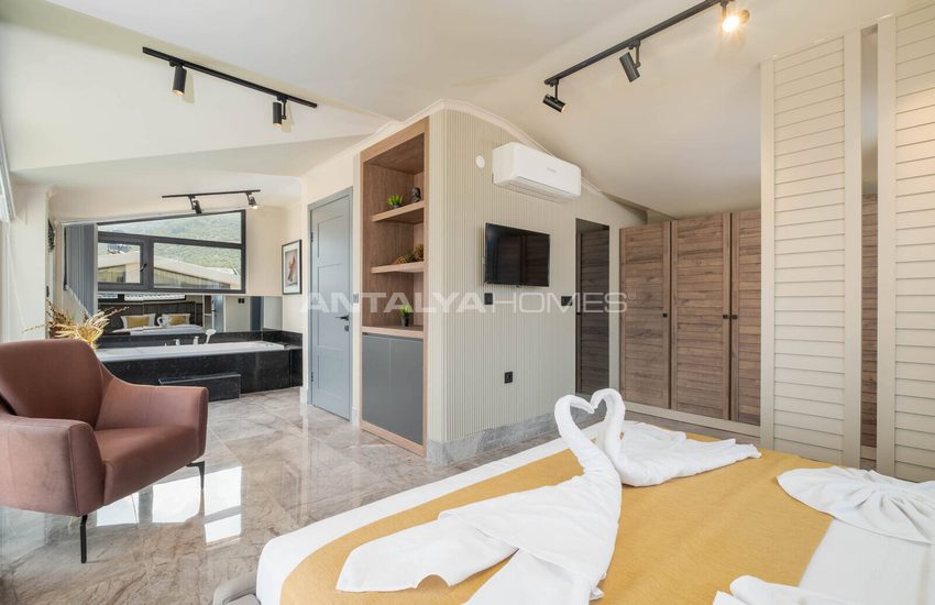 3+1 Villa Met Privézwembad En Sauna In Oludeniz, Turkije 22