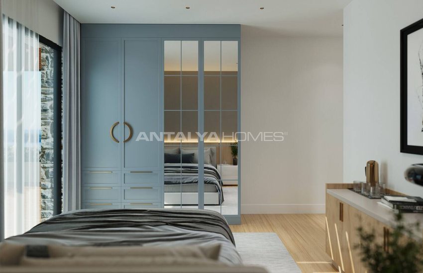 Stone Clad Sea View Detached Villas in Bodrum Yalikavak 34
