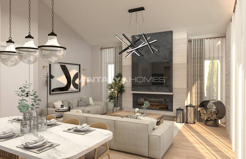 3-bedroom Detached Houses with Pool in Mugla Seydikemer 33