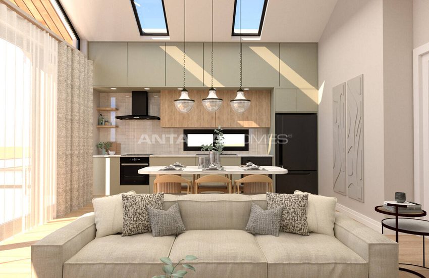 3-bedroom Detached Houses with Pool in Mugla Seydikemer 45