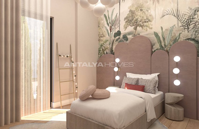 3-bedroom Detached Houses with Pool in Mugla Seydikemer 39