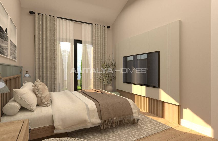 3-bedroom Detached Houses with Pool in Mugla Seydikemer 35