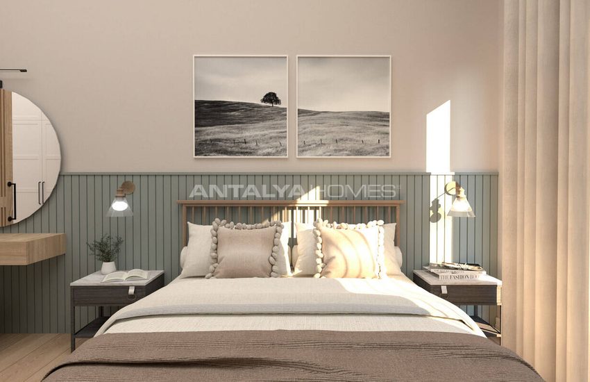 3-bedroom Detached Houses with Pool in Mugla Seydikemer 34