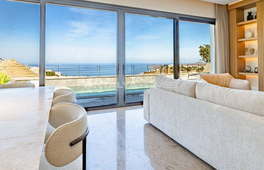Sea View Houses with Private Pool and Garden in Bodrum 9
