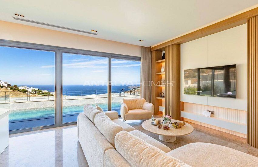 Sea View Houses with Private Pool and Garden in Bodrum 11