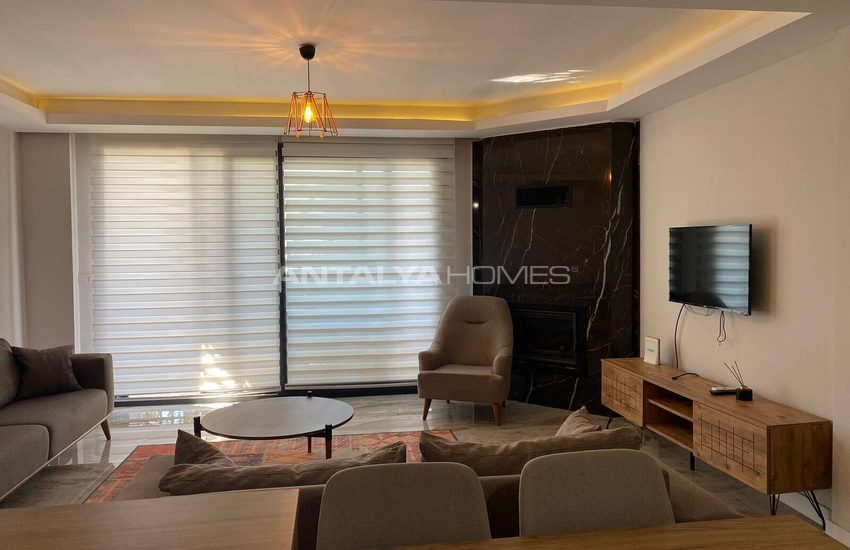 شقة مطلة على الشاطئ مع تراس مطل على البحر في بودروم تركيا 11