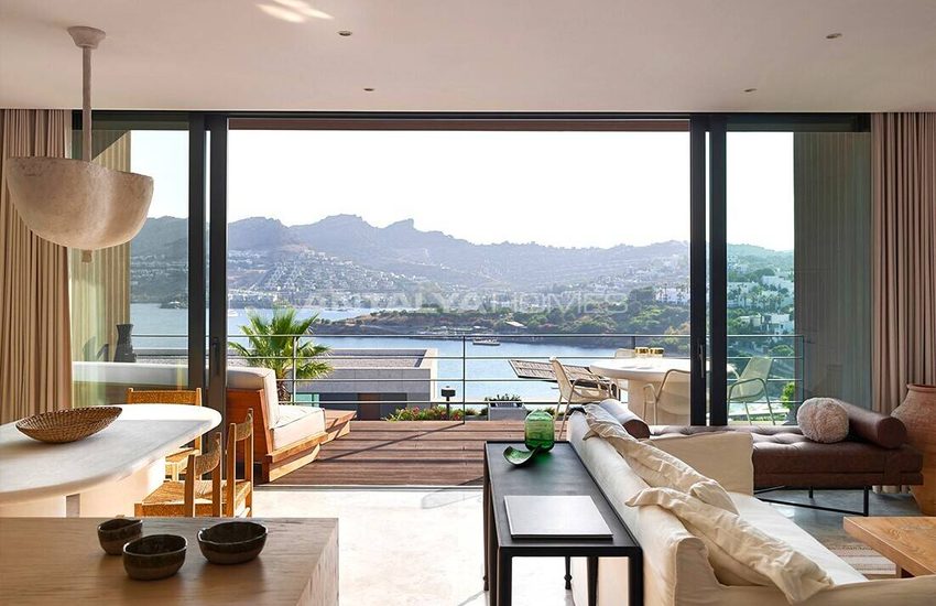 Maisons Vue Mer Dans Un Projet Avec Plage Privée À Bodrum Mugla 11