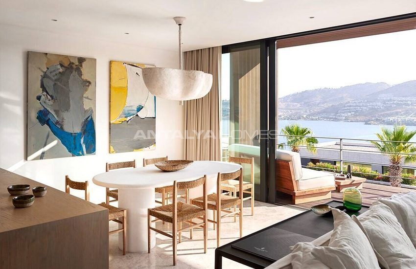 Maisons Vue Mer Dans Un Projet Avec Plage Privée À Bodrum Mugla 12