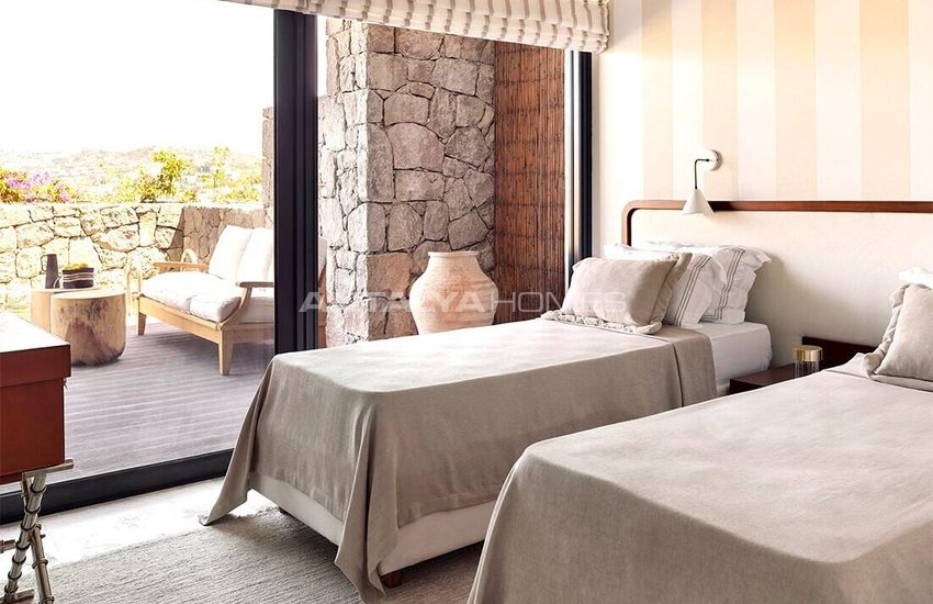 Maisons Vue Mer Dans Un Projet Avec Plage Privée À Bodrum Mugla 17