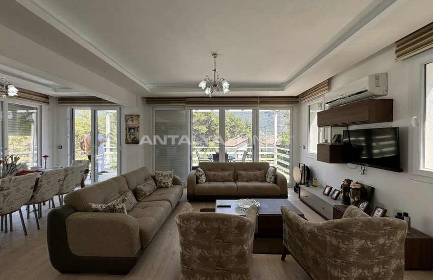 Fethiye Ölüdeniz'de Kısa Dönem Kiralamaya Uygun Havuzlu Şık Villa 9