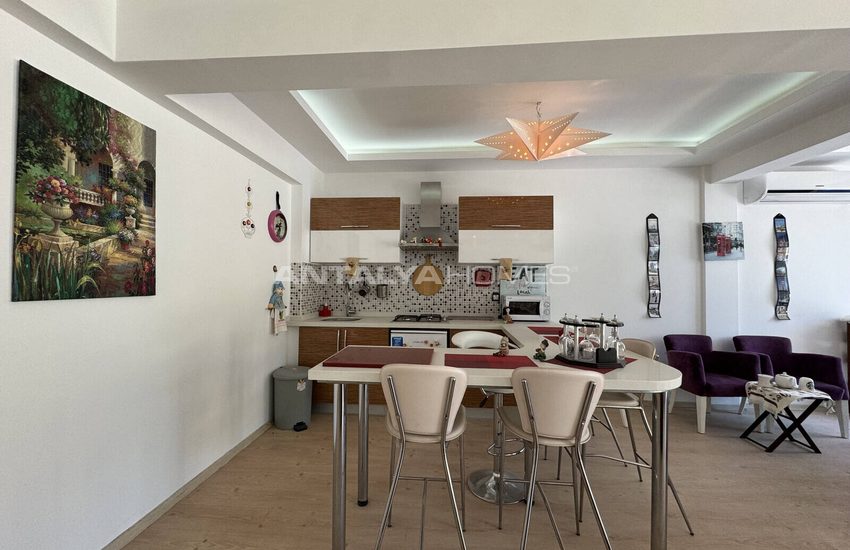 Fethiye Ölüdeniz'de Kısa Dönem Kiralamaya Uygun Havuzlu Şık Villa 19