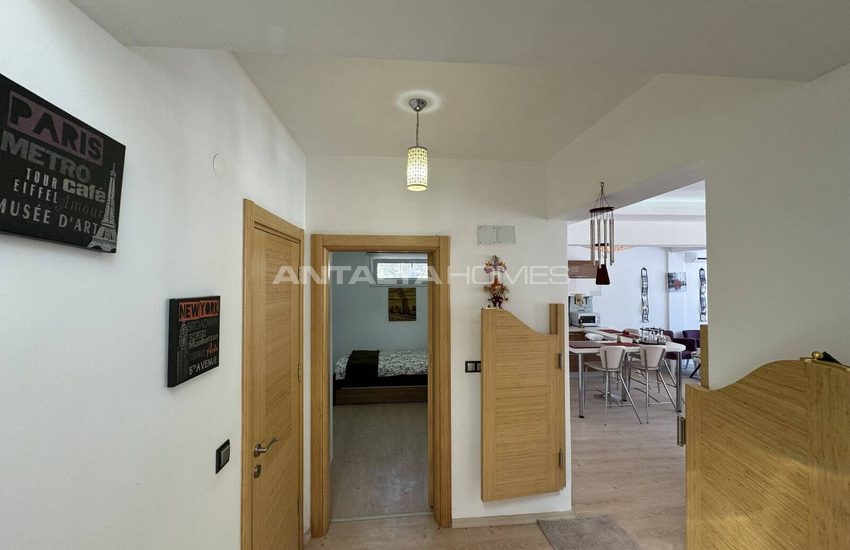 Fethiye Ölüdeniz'de Kısa Dönem Kiralamaya Uygun Havuzlu Şık Villa 34