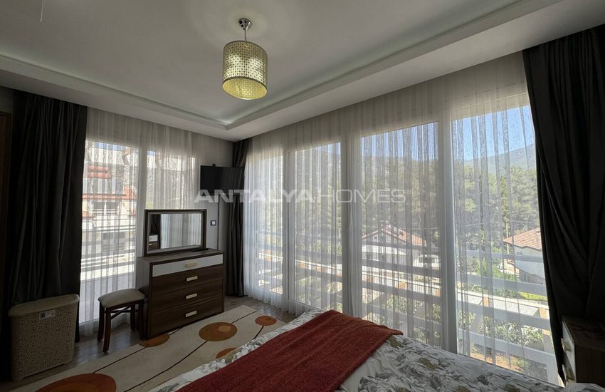Fethiye Ölüdeniz'de Kısa Dönem Kiralamaya Uygun Havuzlu Şık Villa 28